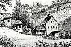 Tegernheimer Keller um 1830 (linkes Gebude)